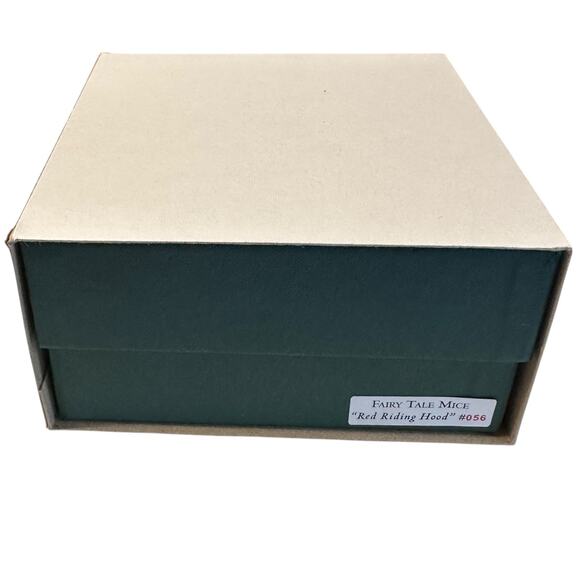 R John Wright #056 of 150 Fairy Tale Mice Little Red Riding Hood With Box & Cert - Picture 7 of 7